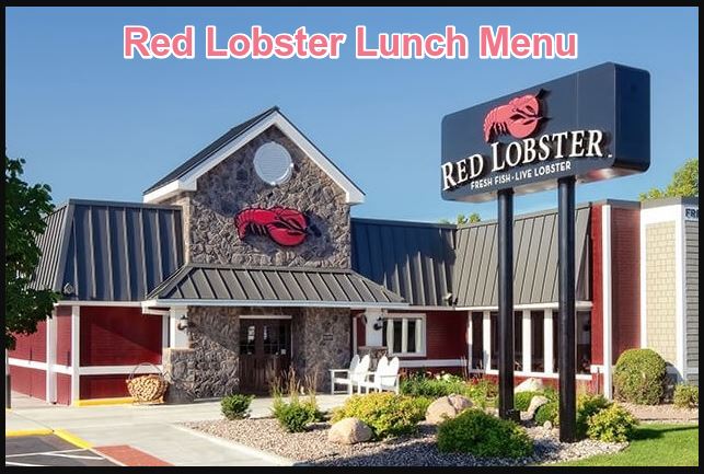 Red Lobster Lunch Menu